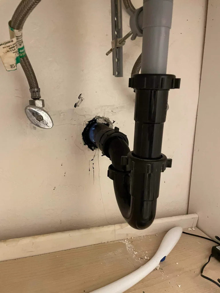 Trenchless Pipe Plumbing Repair Rescues DIY Gone Wrong